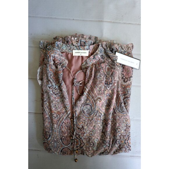 Goodnight Macaroon Boho Paisley Romper - Size M, NWT - Picture 7 of 8